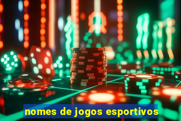 nomes de jogos esportivos